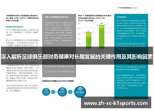 深入解析足球俱乐部财务健康对长期发展的关键作用及其影响因素