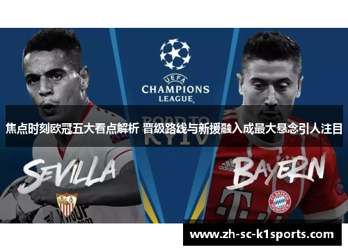 焦点时刻欧冠五大看点解析 晋级路线与新援融入成最大悬念引人注目